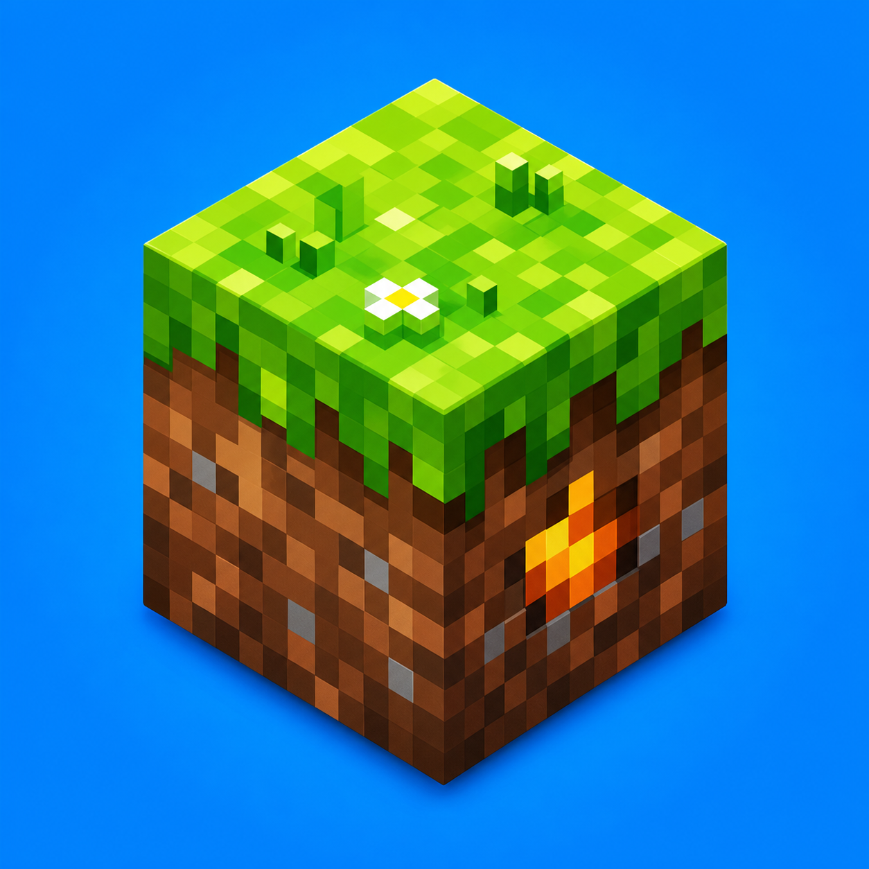 Травяной блок Minecraft